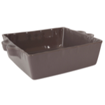 Plat  four carr volcan gres 25X21 cm - Ct Table