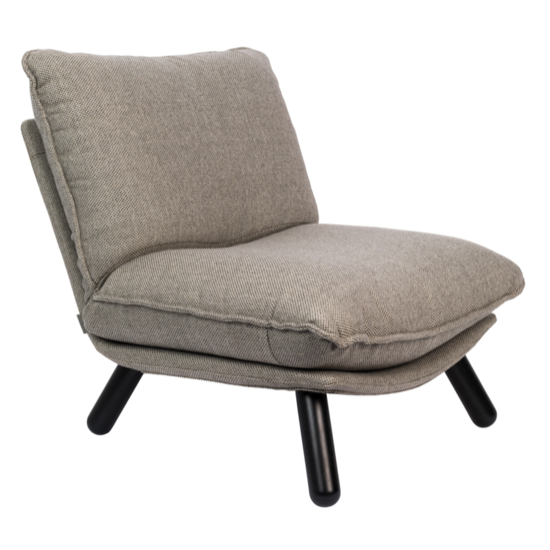 Lounge chair lazy sack light grey - Zuiver