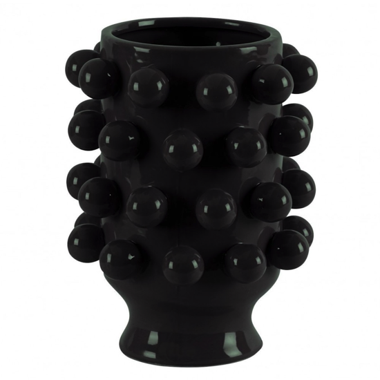 Vase Grappa noir - D19xH24
