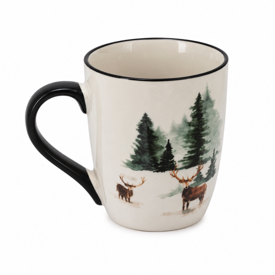Mug Cerf et Sapins